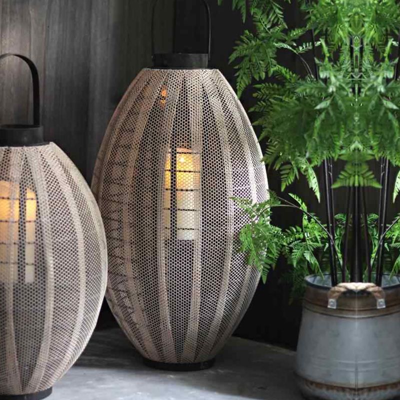 Wooden Candle Lantern Set product thumbnail 2