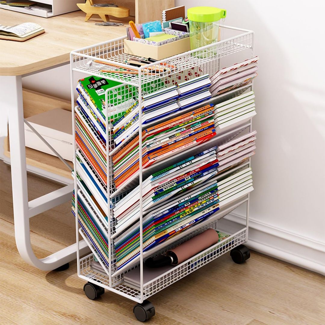 Metal Book Storage Cart product thumbnail 14