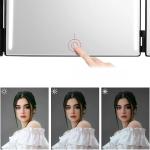 مرآة ثلاثية الجوانب قابلة للطي والتعليق - 13