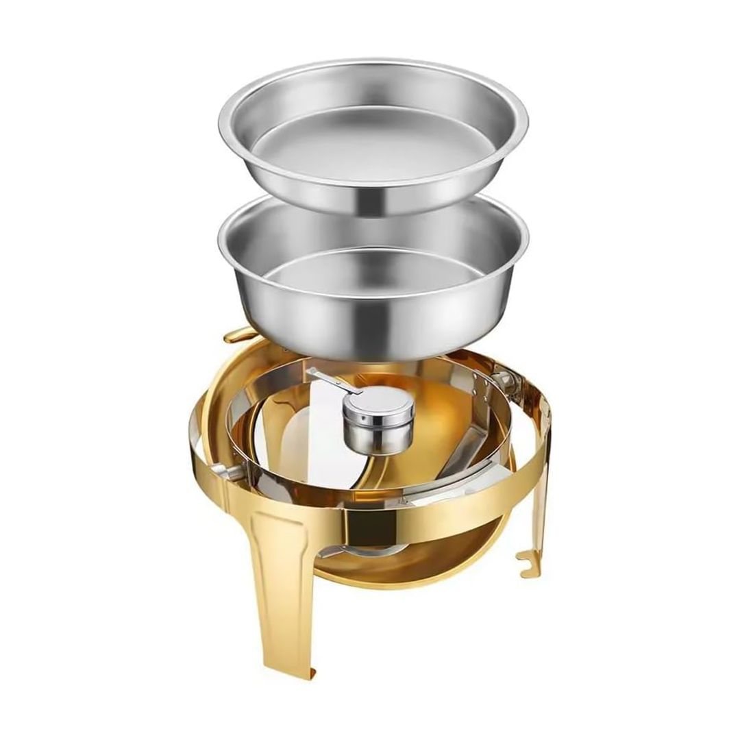 موقد بوفيه مُستدير ستانلس ستيل - 8