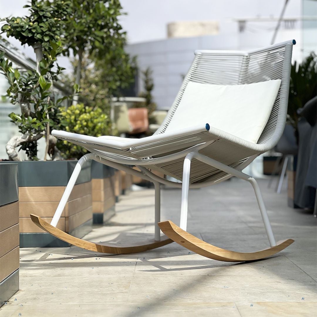 Linen Rope Rocking Chair product thumbnail 4
