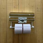 موزع تغليف مزدوج مع حامل للمناديل - 15