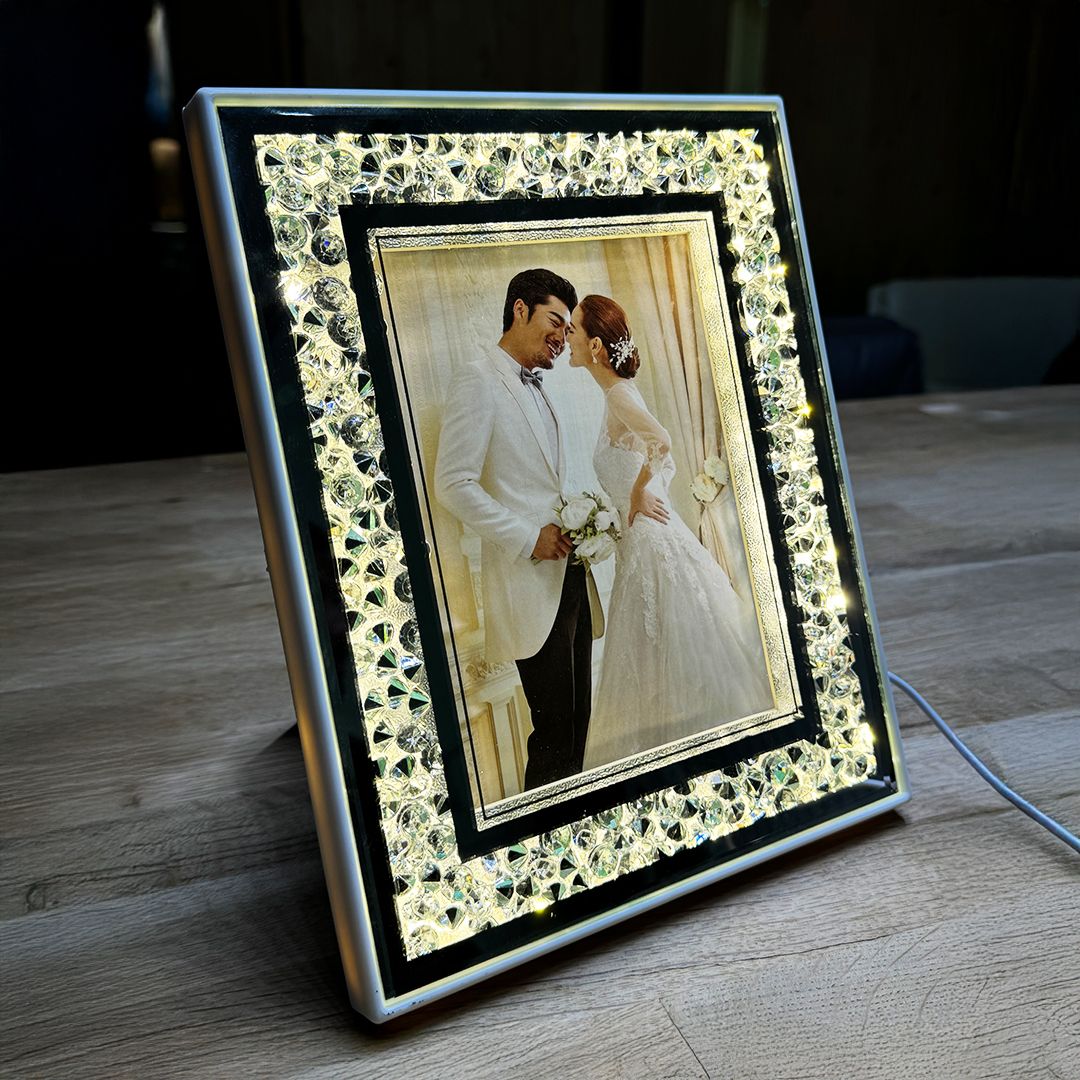 Illuminated Crystal Photo Frame - 32 cm product thumbnail 10