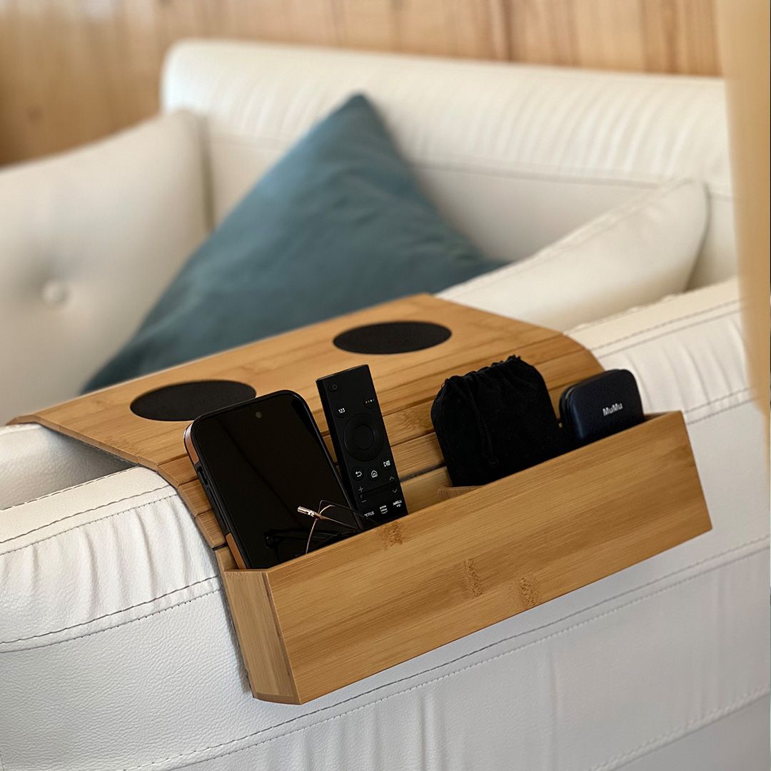 Wooden Folding Portable Sofa Tray product thumbnail 14