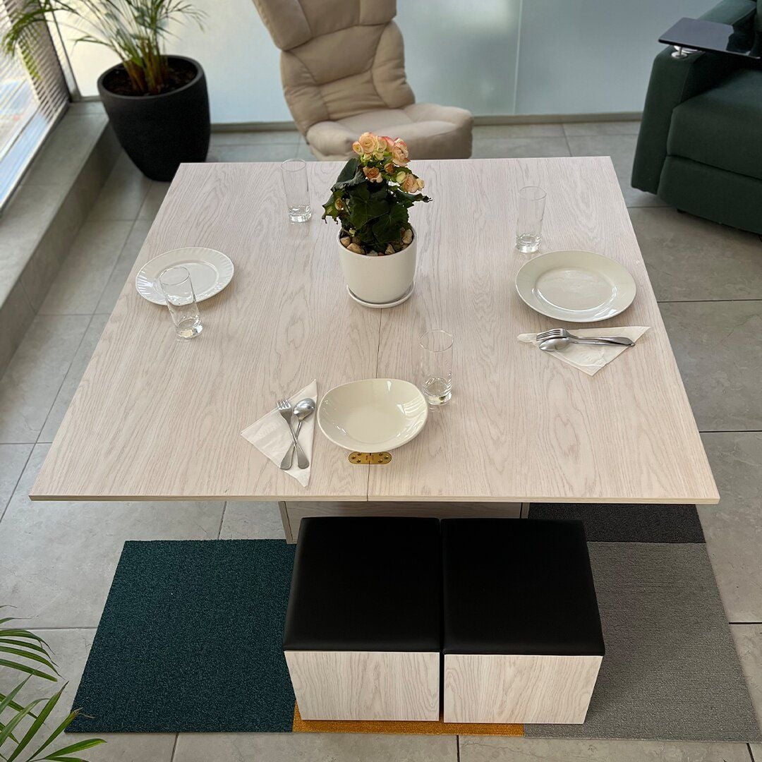 Hydraulic Center Table with Four Seats product thumbnail 7