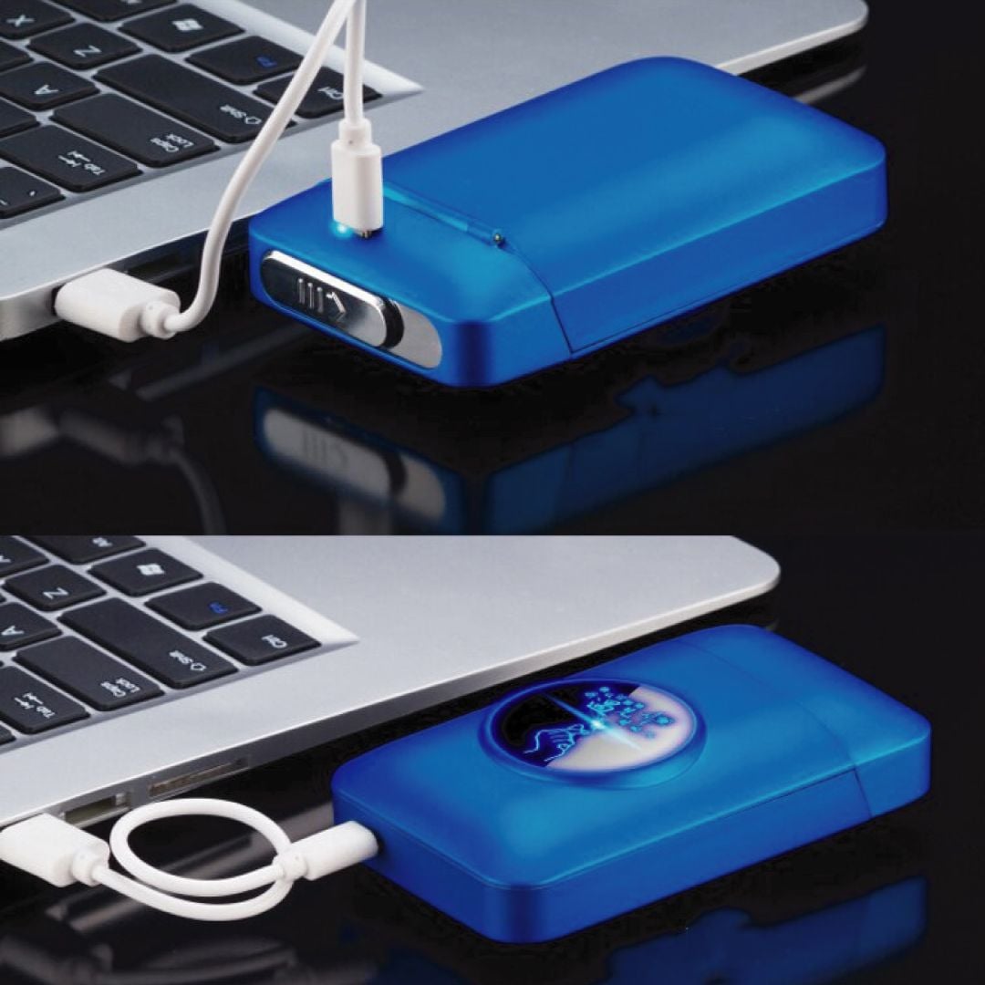 علبة سجائر مع ولاعة الكترونية - 2