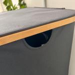 سلة غسيل ثلاثية مع غطاء ضد الماء - 10