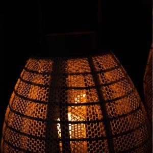 فانوس الشموع الخشبي - 55 سم - 3