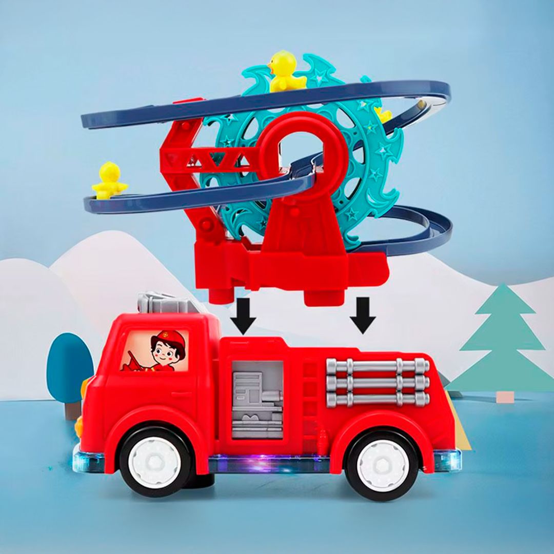 لعبة سيارة الإطفاء مع البطات للأطفال - 5