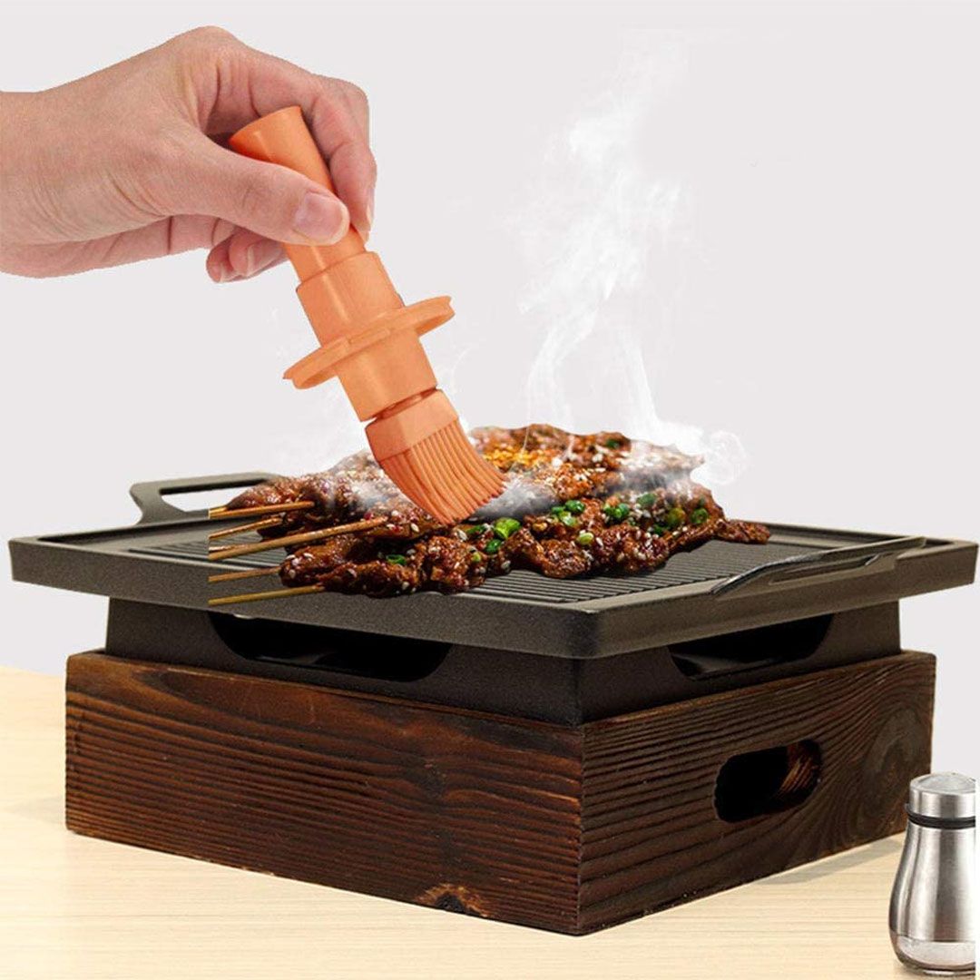 Wooden Base BBQ Grill product thumbnail 3