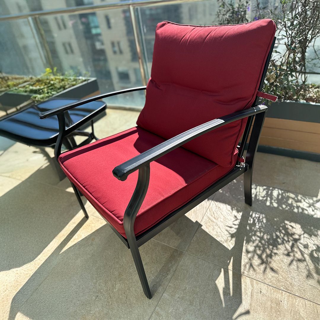 Outdoor Seating Set with Two Chairs and a Side Table product thumbnail 6