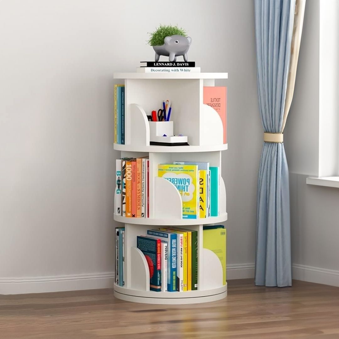 Wooden Library with Swivel Base- 3 Layers product thumbnail 3