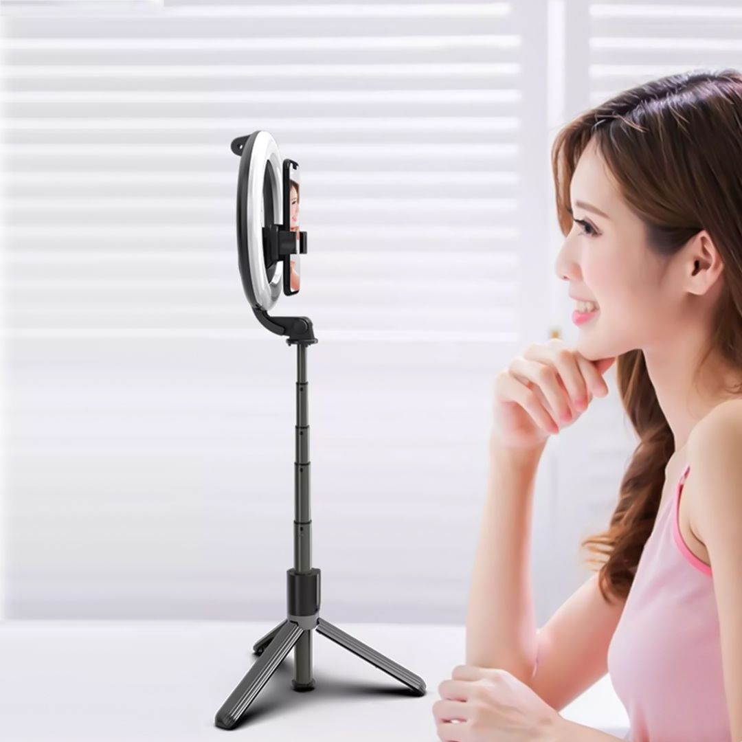 Selfie Stick Ring Light Tripod product thumbnail 17