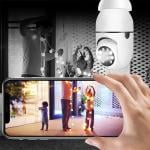 كاميرا مراقبة لاسلكية على شكل لمبة - 10