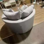 كرسي الجلوس والاسترخاء الدوار - 8