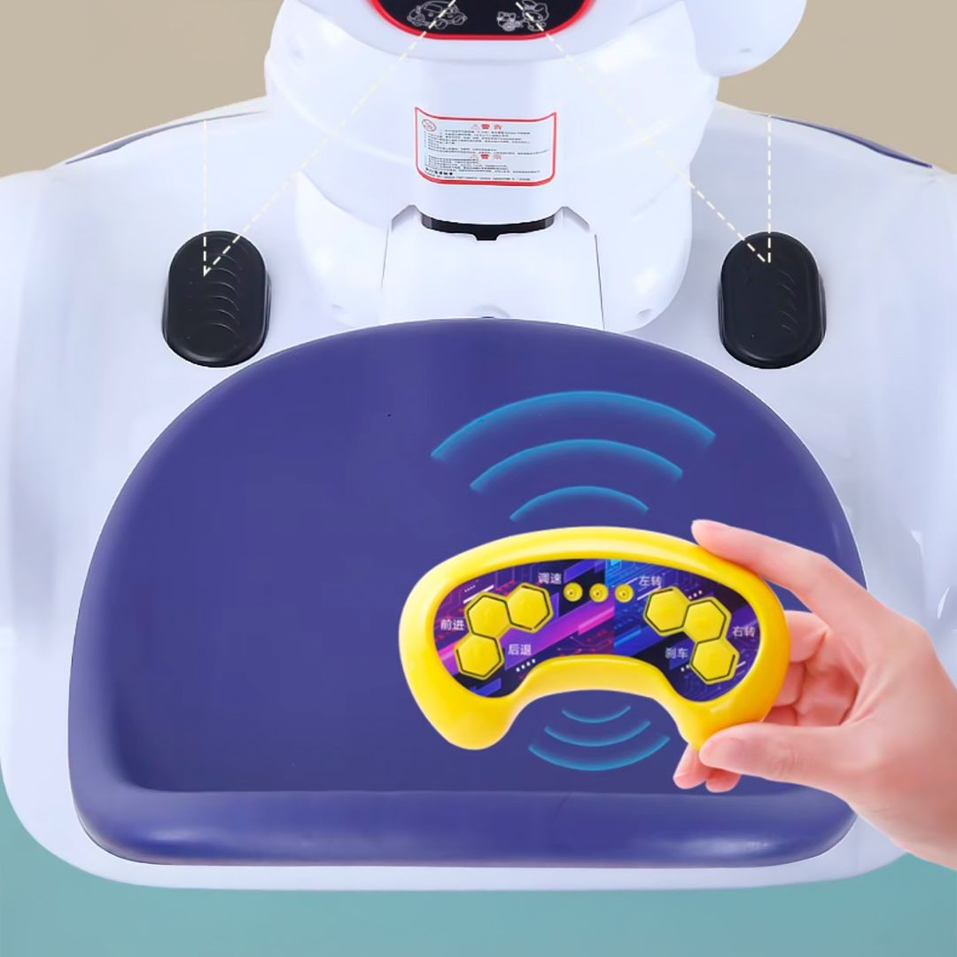 سيارة رائد الفضاء الكهربائية للأطفال - 3