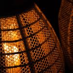 فانوس الشموع الخشبي - 55 سم - 5