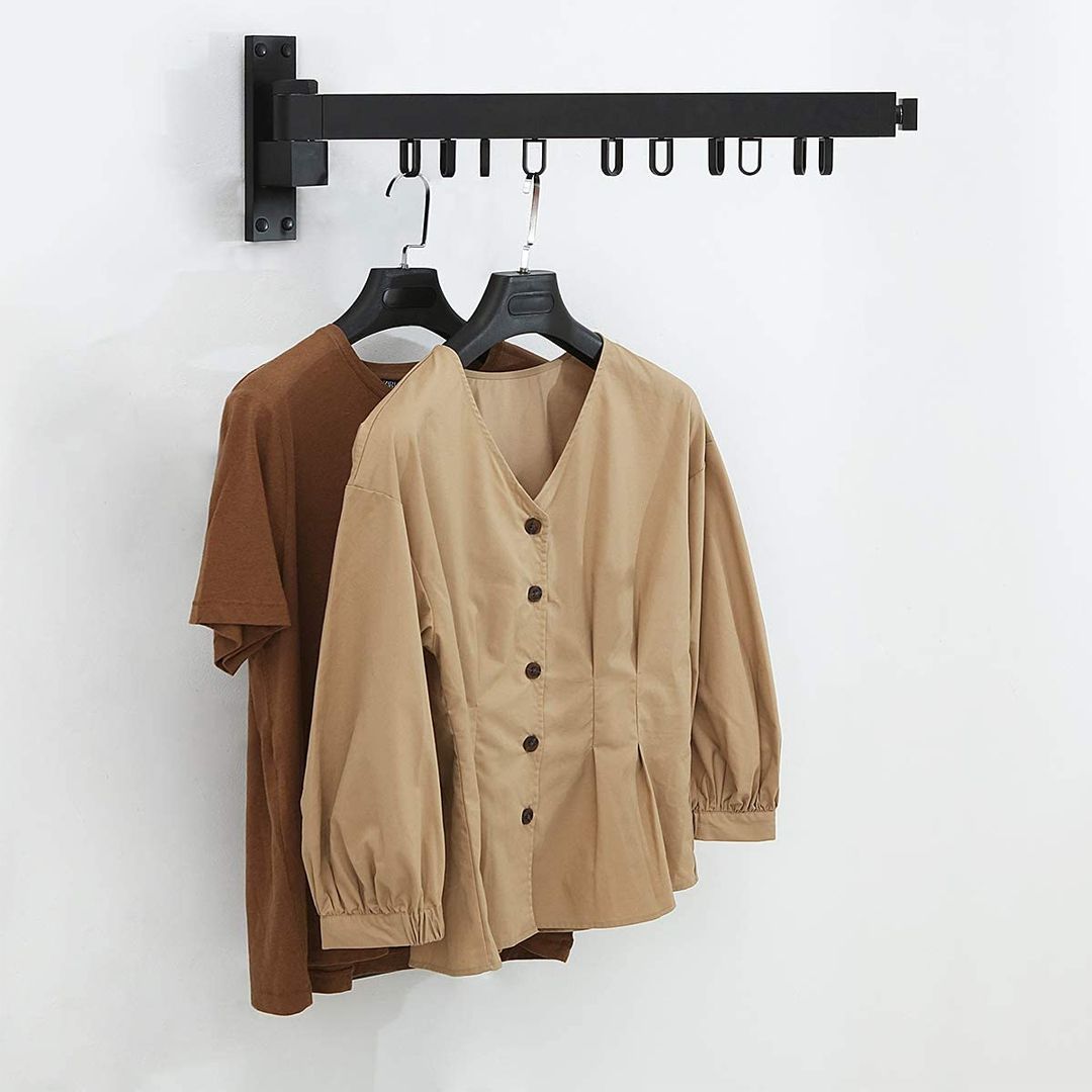 wall mounted clothes rack product thumbnail 16