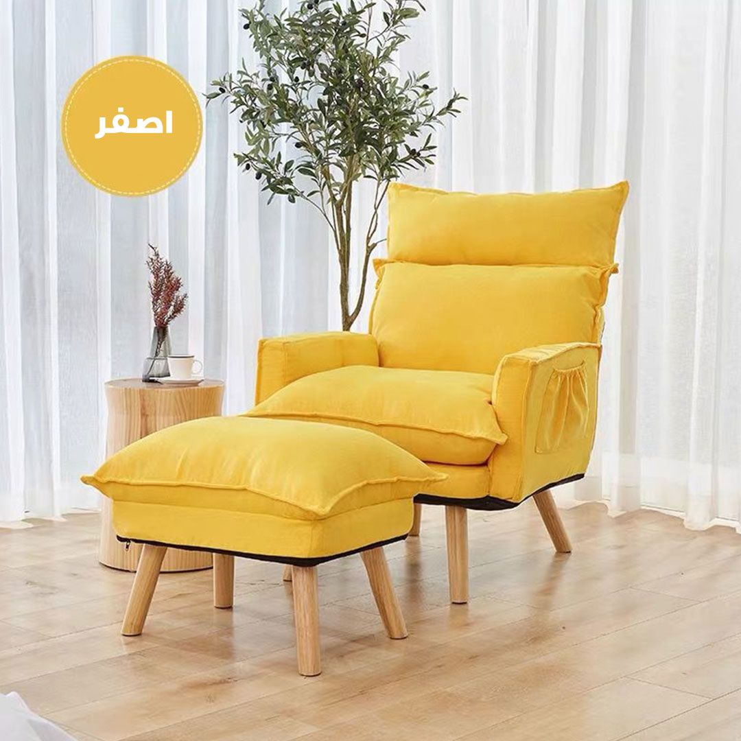Adjustable Backrest Sofa With Footrest product thumbnail 14