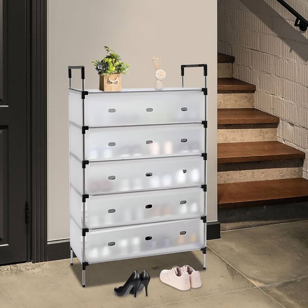 رفوف أحذية بلاستيكية - 19