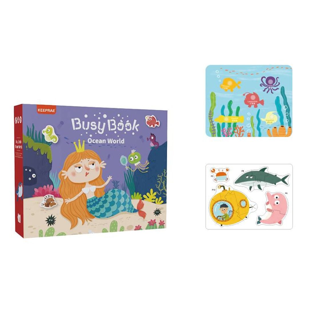 كتاب ملصقات الكائنات البحرية التعليمي - 9