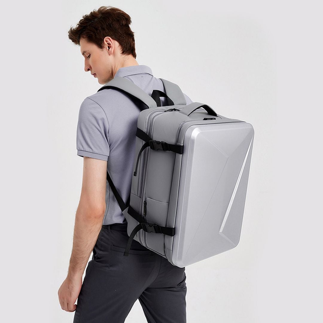 Double Backpack With USB Charging Feature product thumbnail 2