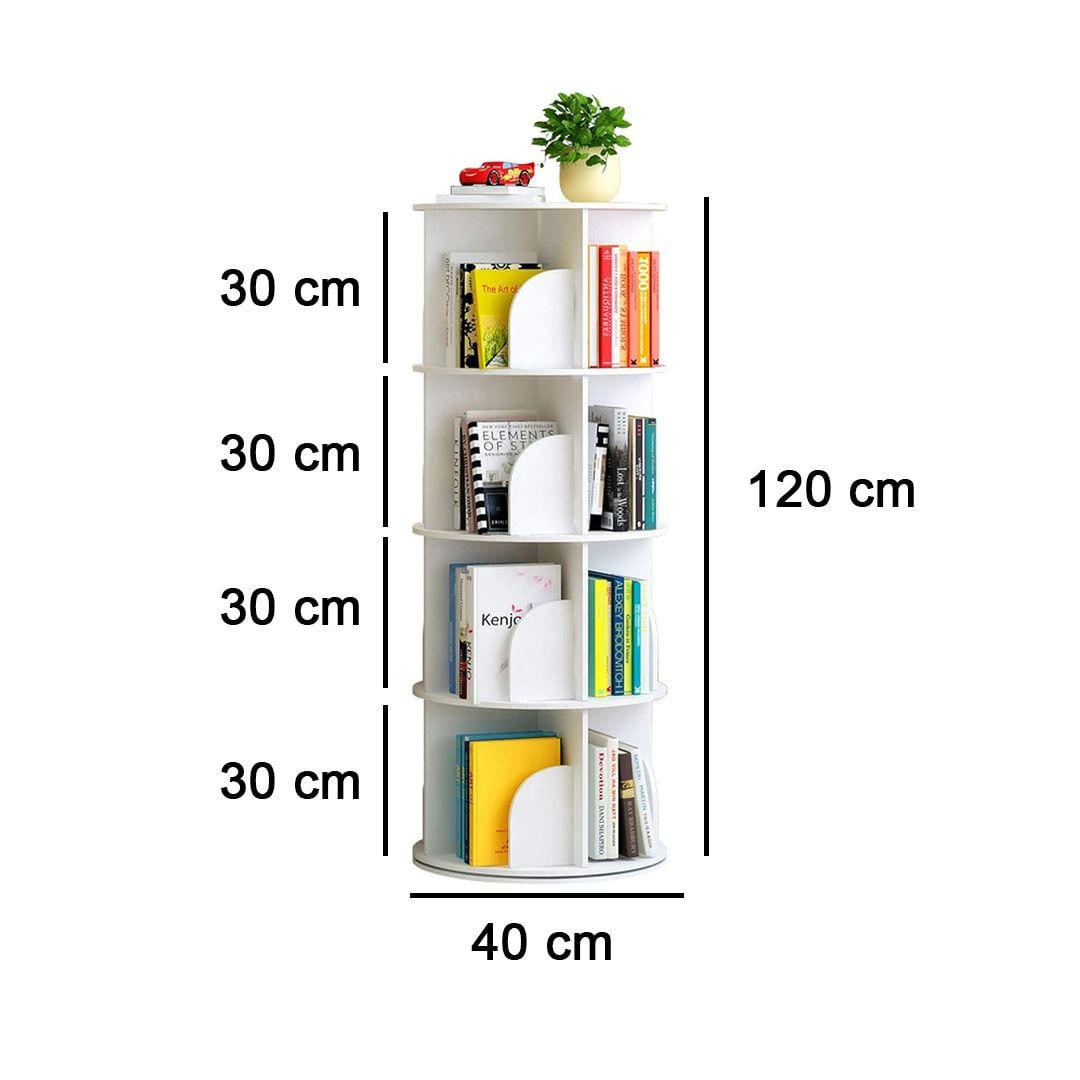 Wooden Library with Swivel Base 4 Layers product thumbnail 15
