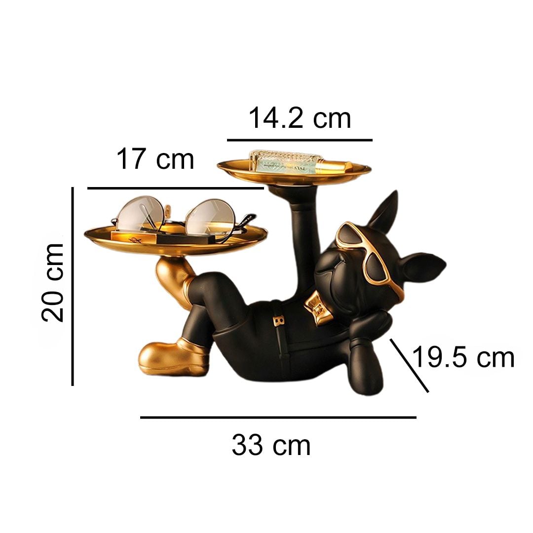 Fancy 2-Tray Dog Statue product thumbnail 7
