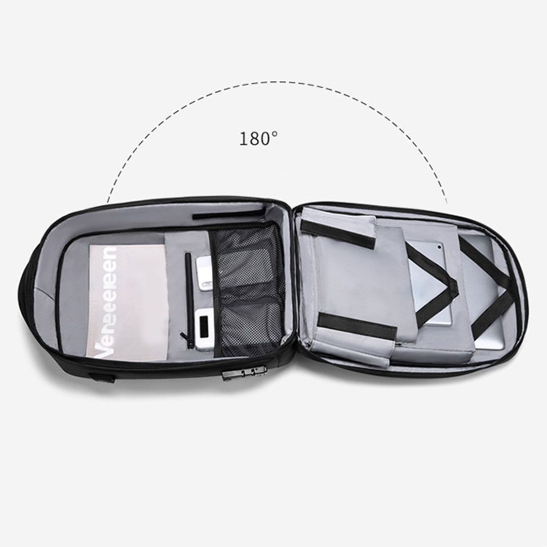 Waterproof Laptop Backpack with USB Charging product thumbnail 9