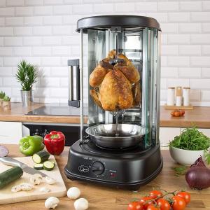 سيخ صنع الشاورما والدجاج المحمر