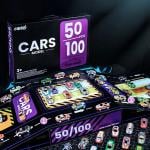 صندوق سيارات مع مضمار سباق