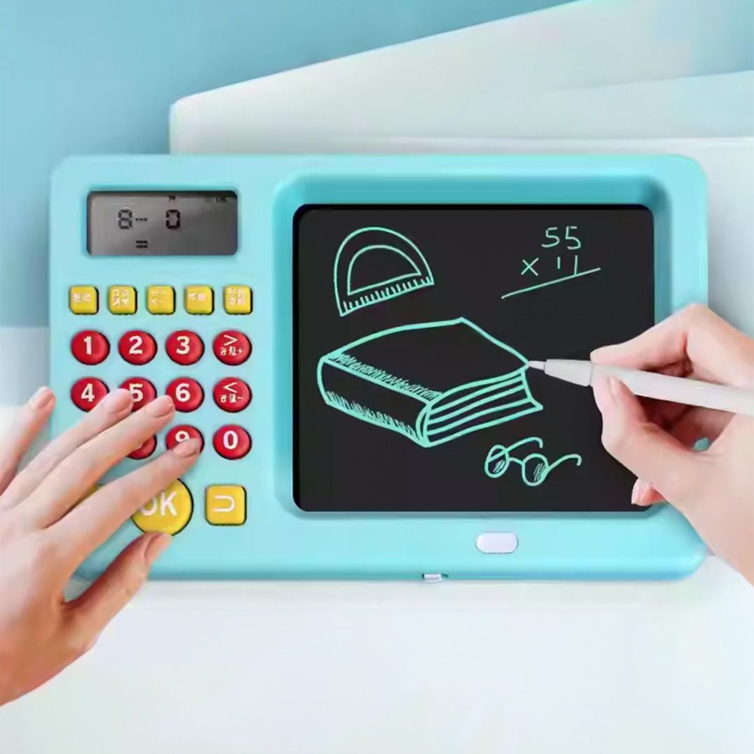 لوح تعليمي مع حاسبة لتعلم الرياضيات للأطفال - 2