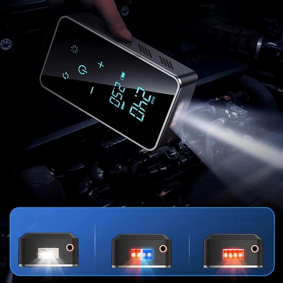 Wireless Car Air Pump with Digital Display product thumbnail 8