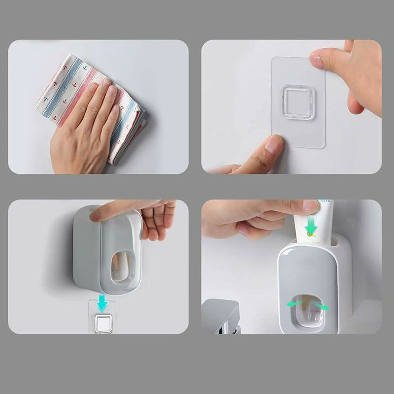 Toothpaste Dispenser with Magnetic Toothbrush Holder product thumbnail 17