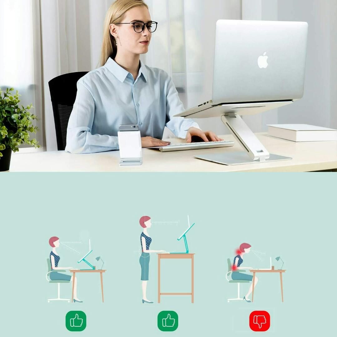 حامل لابتوب مع قاعدة - 18