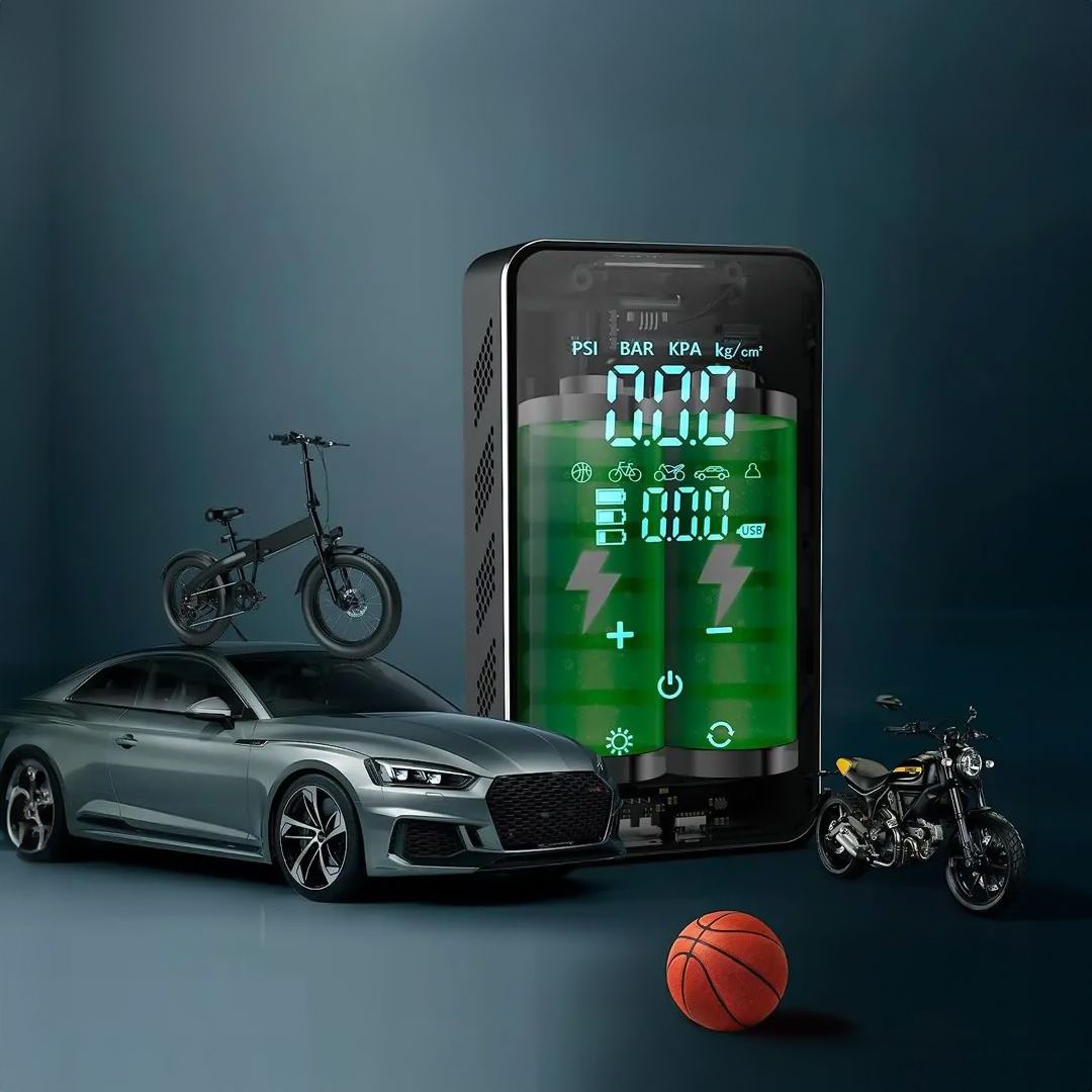 Wireless Car Air Pump with Digital Display product thumbnail 9