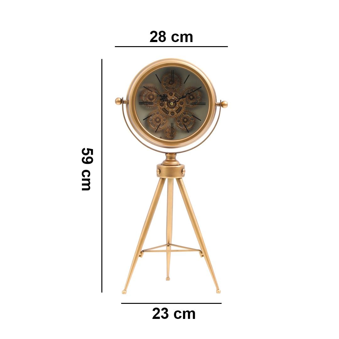 Golden Gear Art Table Clock product thumbnail 15