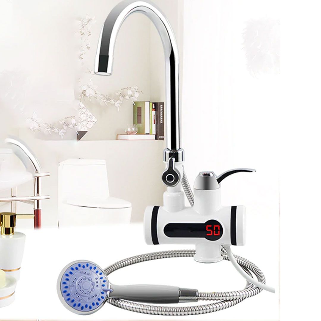 Electric Water Heater Faucet with hose product thumbnail 2