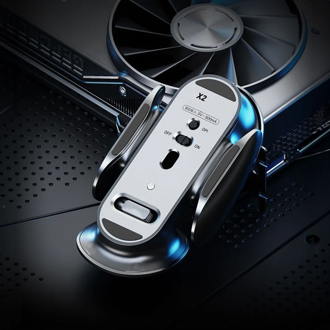 ماوس لاسلكي قابل لإعادة الشحن - 6