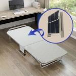 سرير قابل للطي مع فرشة مدمجة - 1