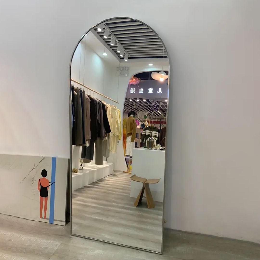 مرآة بإطار رفيع مع ستاند - 8