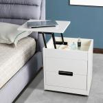 طاولة سرير جانبية بسطح متحرك