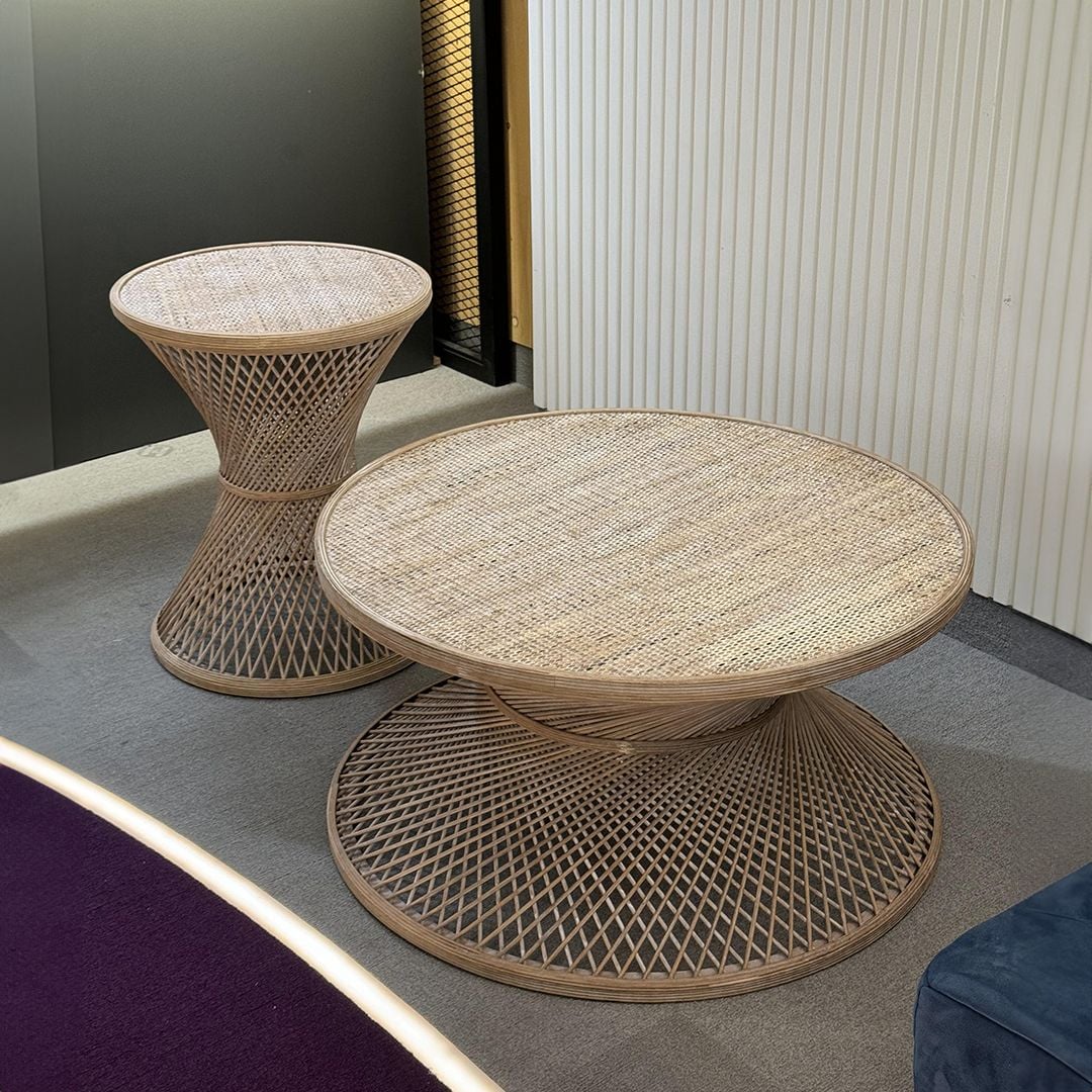 Japanese Style Rattan Table Set product thumbnail 4