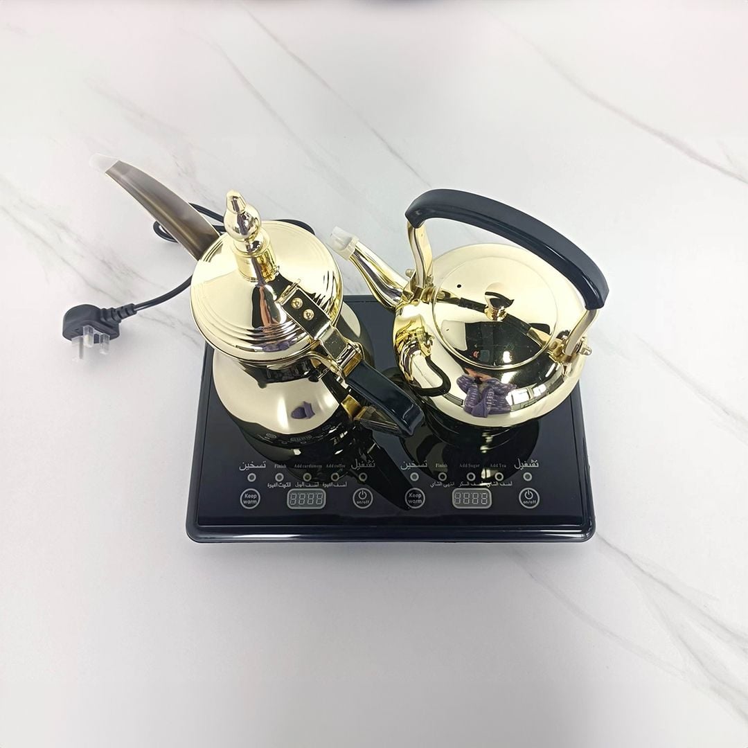 طقم دلة شاي و قهوة كهربائية - 5