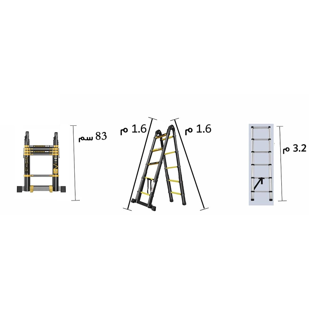 Aluminum Multipurpose Ladder "5" steps product thumbnail 19