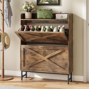 خزانة أحذية بتصميم ريفي - 5