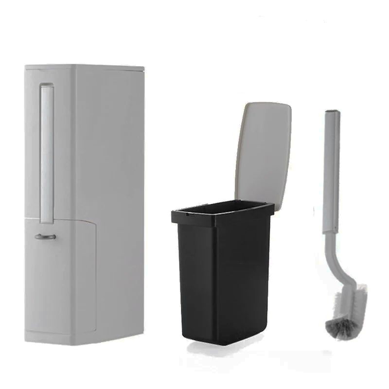 Trash Can with Cleaning Brush for the Bathroom product thumbnail 13