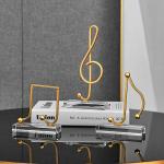  ديكور النوتات الموسيقية بقاعدة كريستال