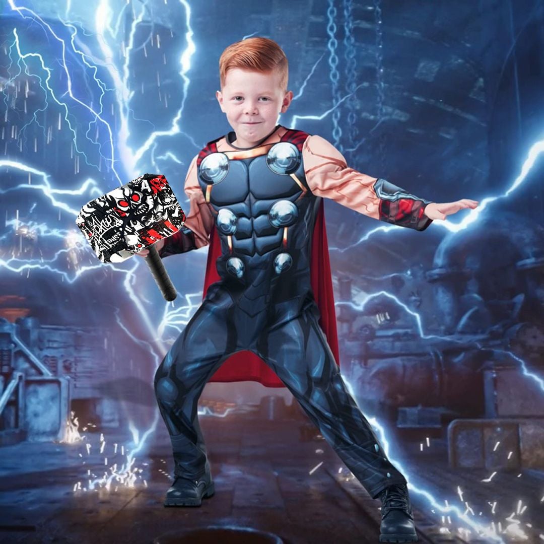 Thor's Super Hammer For Kids With 6 Bullets product thumbnail 3