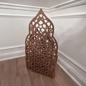 ديكور خشبي بزخرفة إسلامية - 3